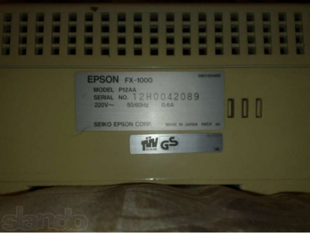 Матричный принтер Epson FX-1000 в городе Красноярск, фото 2, Красноярский край