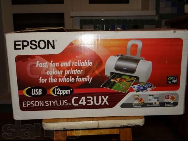 Продам принтер Epson C43UX в городе Ульяновск, фото 1, стоимость: 800 руб.