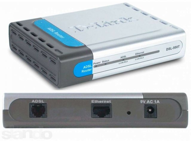 ADSL Router D-Link DSL-500T маршрутизатор в городе Кострома, фото 1, стоимость: 500 руб.