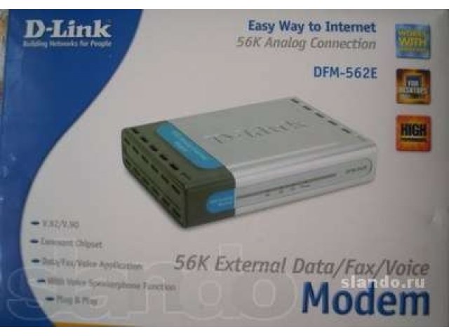 D-Link DFM-562E – аналоговый модем в городе Каменск-Уральский, фото 2, Свердловская область