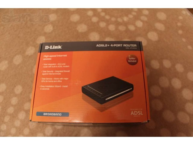 ADSL-модем D-LINK DSL-2540U в городе Новомосковск, фото 3, Сетевое оборудование