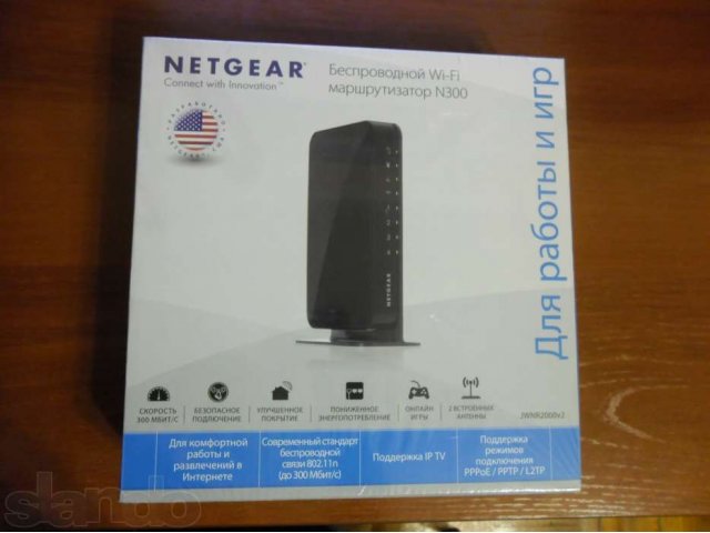 Продам беспроводной маршрутизатор N300 NETGEAR в городе Томск, фото 1, Сетевое оборудование