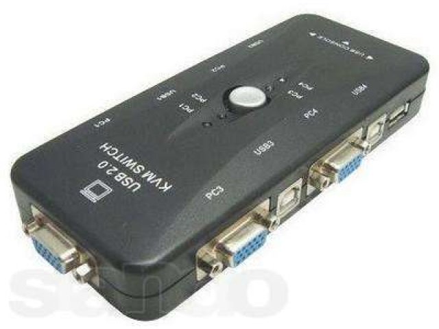 4 Port USB KVM Switch NR-401US в городе Москва, фото 1, стоимость: 500 руб.