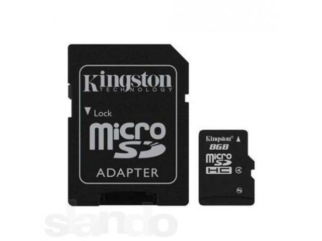 Продаю карту памяти Micro SD Transcend 8GB c адаптером. в городе Ставрополь, фото 1, стоимость: 550 руб.