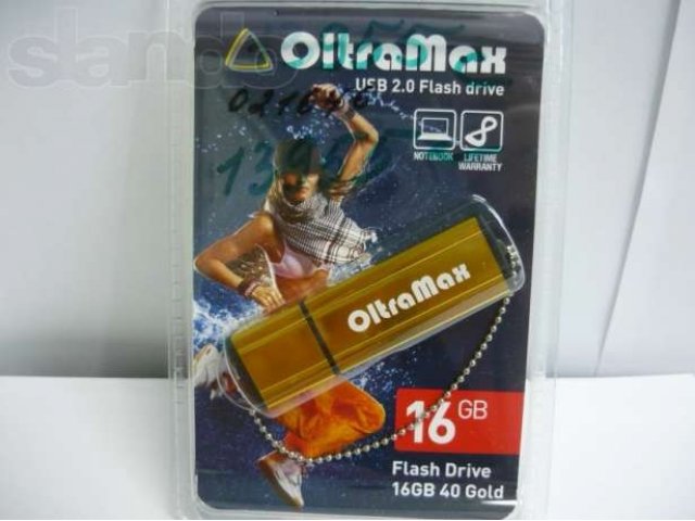 Флешки 32Gb OltraMax 40 золотистые новая в городе Владимир, фото 1, стоимость: 650 руб.