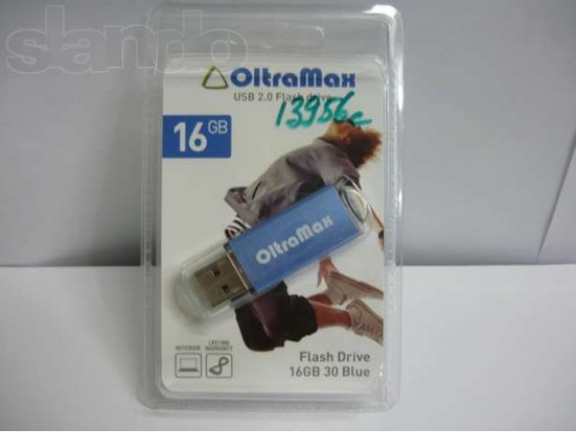 Флешки 16Gb OltraMax 30 синие Новые в городе Владимир, фото 1, стоимость: 300 руб.