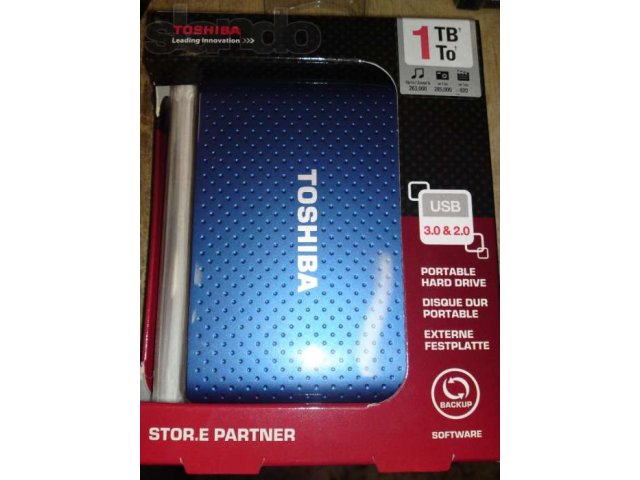 Toshiba 2.5 HDD 1TB USB 3.0 Stor. e Partner Blue в городе Москва, фото 1, стоимость: 3 300 руб.