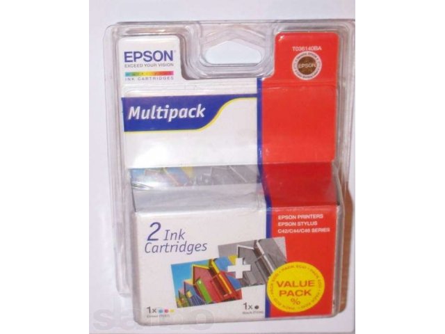 Картриджи Epson T036 и T037 Multipack для Epson C42/c44/c46 в городе Москва, фото 1, Картриджи, тонеры