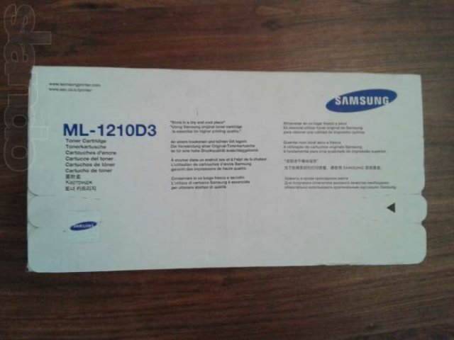 Картридж Samsung ML-1210D3 в городе Москва, фото 1, Картриджи, тонеры