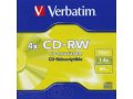 Диски перезаписываемые Verbatim CD-RW, новые в городе Москва, фото 1, Московская область