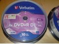 Двухслойные диски-болванки Verbatim DVD+R DL 8,5gb в баночке по 10 шт в городе Москва, фото 1, Московская область