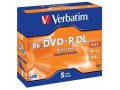 Продаю новые двухслойные диски (болванки) Verbatim DVD-R DL 8,5Gb в городе Москва, фото 1, Московская область