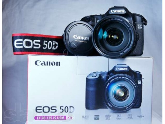 Canon EOS 50D KIT 28-135 + Бат. ручка Canon BG-E2N в городе Тольятти, фото 1, Цифровые фотоаппараты