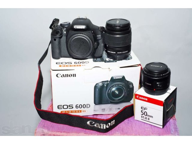 Новый Canon EOS 600D Kit EF-S 18-55mm f/3.5-5.6 IS II в городе Орск, фото 1, стоимость: 20 000 руб.