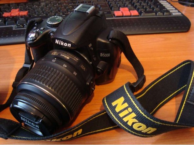 Зеркальный фотоаппарат Nikon D5000 Kit 18-55 VR в городе Нижний Новгород, фото 1, Цифровые фотоаппараты