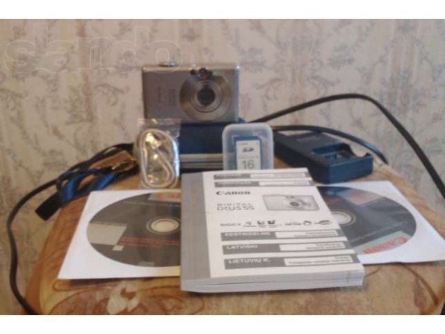 Продам CANON Digital IXUS 55 в городе Кандалакша, фото 1, Цифровые фотоаппараты