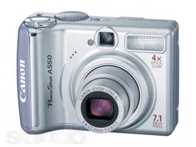 Продам фотоаппарат Canon PowerShot A550 в городе Нижний Новгород, фото 1, стоимость: 2 600 руб.