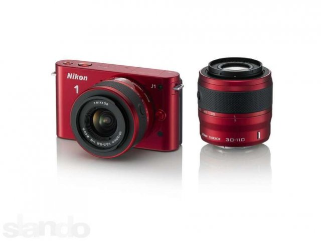 Фотоаппарат цифровой Nikon 1J1+ 10-30 VR Red в городе Краснодар, фото 2, Краснодарский край