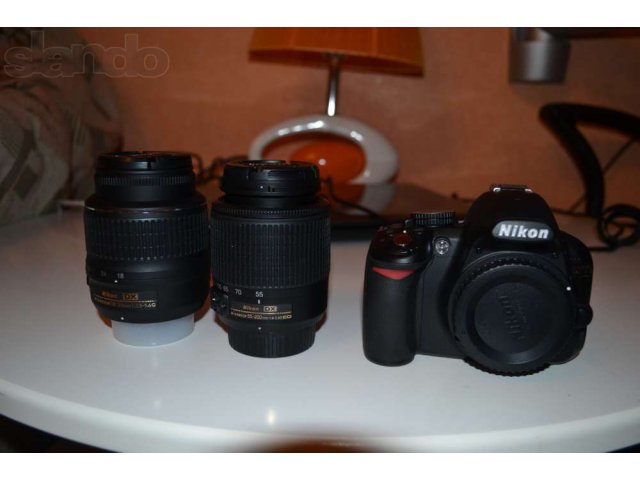 Продаю Nikon D3100 новый с двумя объективами. в городе Чехов, фото 1, Цифровые фотоаппараты