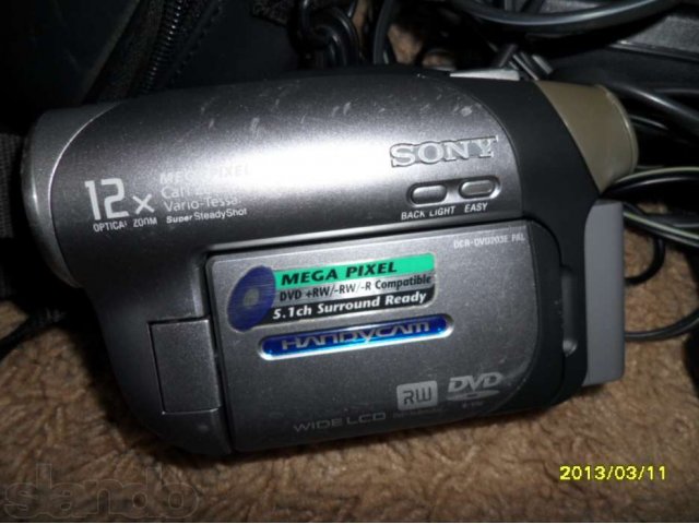 Цифровая видеокамера Sony Handycam Dcr-Dvd203E в городе Волоколамск, фото 5, стоимость: 9 000 руб.