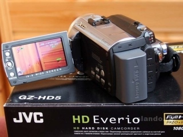 Продам видеокамеру высокой четкости Jvc Hd Everio Gz-Hd5 в городе Санкт-Петербург, фото 3, Видеокамеры