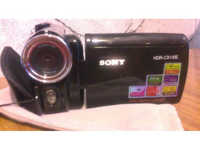 Видеокамера Sony HDR-CX110E в городе Анапа, фото 2, Видеокамеры