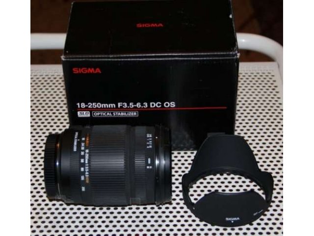 Sigma 18-250mm F3.5-6.3 DC OS для Canon в городе Обнинск, фото 1, стоимость: 15 000 руб.