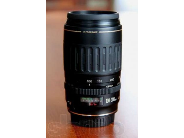 Телеобъектив Canon EF 100-300 на Гарантии! в городе Красноярск, фото 1, Объективы