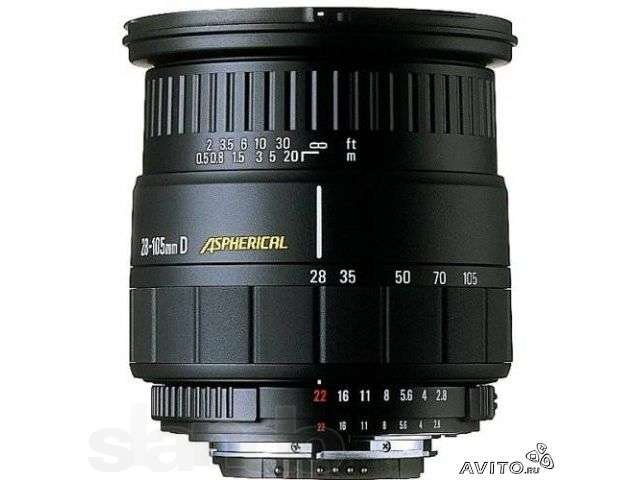 Sigma 28-105mm D Aspherical плюс светофильтр Kenkо в городе Орёл, фото 2, Орловская область