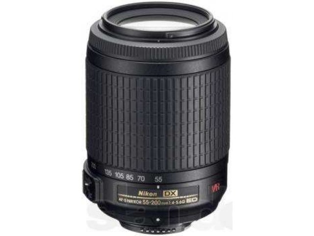 Продается новый объектив Nikon AF-S 55-200mm f/4-5.6G IF-ED DX VR в городе Смоленск, фото 1, стоимость: 7 000 руб.