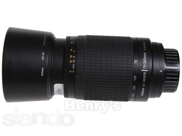 Nikon AF Zoom Nikkor 70-300mm объектив f/4-5.6G в городе Ярославль, фото 1, стоимость: 2 900 руб.