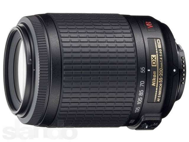 Продам объектив Nikon AF-S 55-200 mm с защитным фильтром в городе Иркутск, фото 1, стоимость: 9 900 руб.