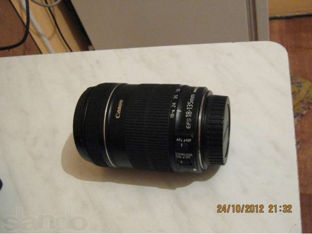 Продам объектив Canon EF-S 18-135 F/3,5-56 IS (со стабилизатором) в городе Томск, фото 1, Объективы