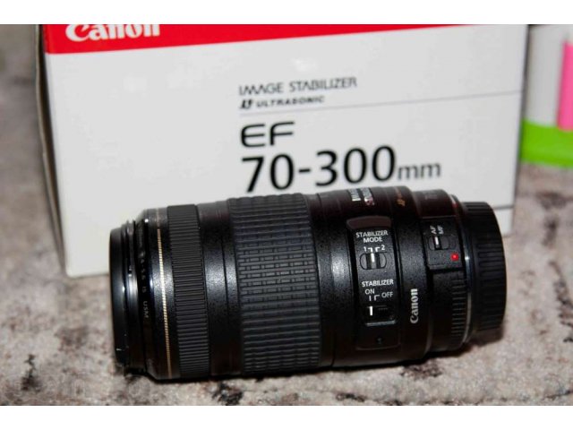 Продам объектив Canon EF 70-300 f/4-5.6 со стабилизатором в городе Красноярск, фото 1, стоимость: 15 000 руб.