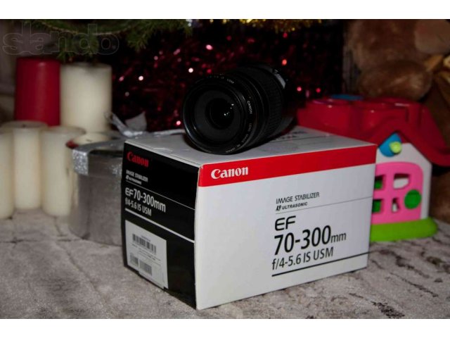 Продам объектив Canon EF 70-300 f/4-5.6 со стабилизатором в городе Красноярск, фото 3, Красноярский край