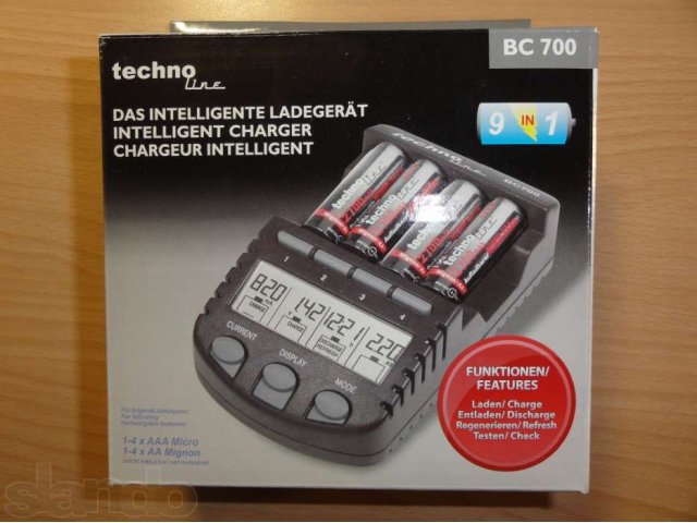 Зарядное устройство Technoline BC-700 (La Crosse) в городе Новомосковск, фото 1, Зарядные устройства и аккумуляторы