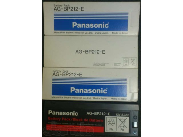 Panasonic AG-BP212 - 4 штуки. новые. в городе Москва, фото 3, Зарядные устройства и аккумуляторы