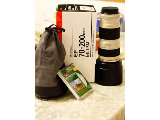 Продам объектив Canon EF 70-200mm f/4L USM. в городе Костомукша, фото 4, Профессиональное фото и видеооборудование