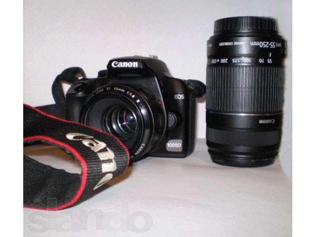 Продаю Canon EOS 1000D + БОНУС в городе Смоленск, фото 2, Смоленская область