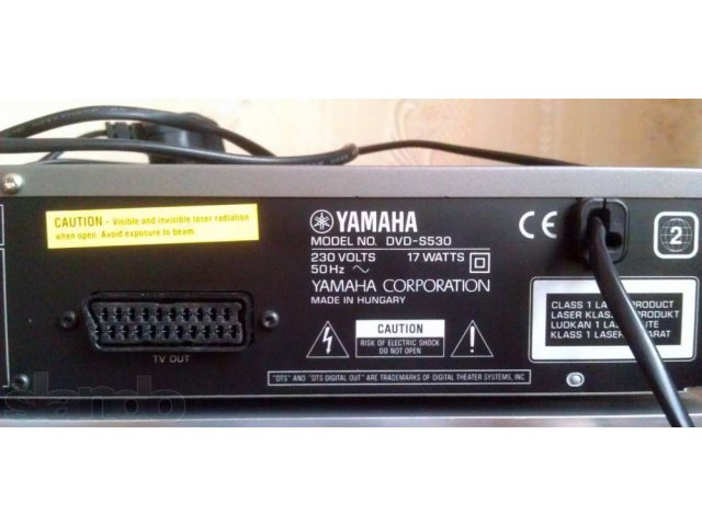 Надежный и качественный DVD/CD Плеер Yamaha DVD S530 в городе Санкт-Петербург, фото 3, стоимость: 900 руб.