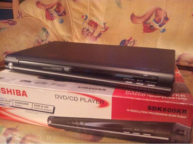 Видеопроигрыватель Toshiba DVD/CD в городе Мурманск, фото 1, Мурманская область