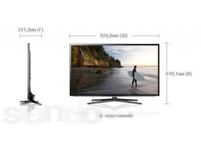 Продам телевизор 40 серия 6 SMART TV 3D Full HD LED UE40ES6307 в городе Воскресенск, фото 1, Телевизоры, плазменные панели, проекторы