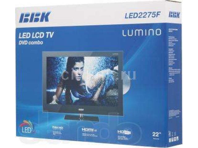 ЖК LED тв 22 (55 см) FullHD BBK (DVD+ USB плеер) в городе Уфа, фото 3, Телевизоры, плазменные панели, проекторы