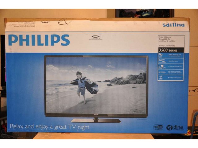 Новый LED телевизор Philips 32pfl3517t в городе Сургут, фото 2, стоимость: 11 000 руб.