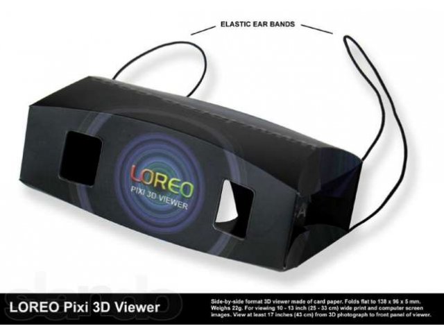 3D очки Loreo Pixi 3D Viewer в городе Абакан, фото 1, стоимость: 700 руб.