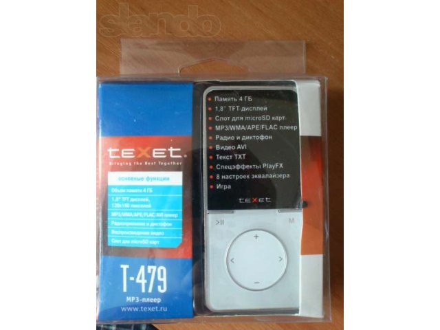 Продам mp3 T-479 TeXet в городе Благовещенск, фото 1, MP3 плееры