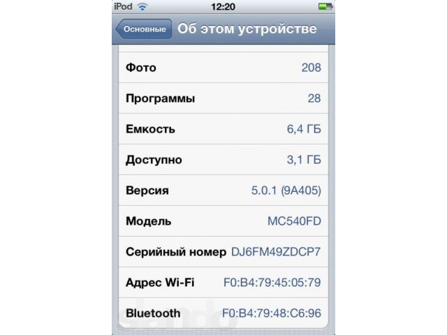 Продам iPod Touch 4 8Gb в городе Челябинск, фото 2, MP3 плееры