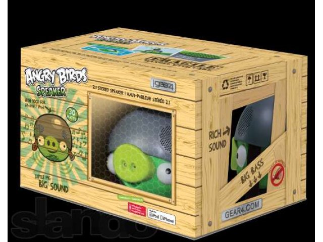 Акустическая система Gear4 PROJECT Angry Birds Speaker (Pig) в городе Тверь, фото 2, Акустические системы