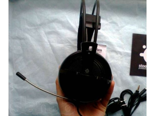 Игровые наушники с микрофоном SteelSeries Siberia v2 Black в городе Пермь, фото 3, Наушники