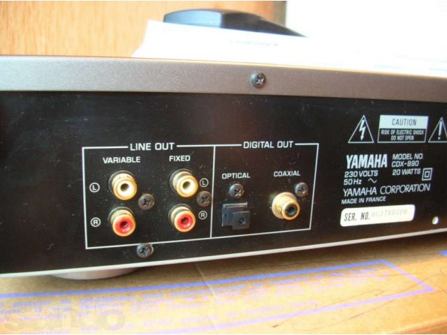 HI-FI CD decka YAMAHA CDX - 890 в отл.состоянии в городе Москва, фото 4, CD, MD, виниловые проигрыватели